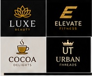 Luxury logo and brand identity samples