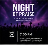 Church event flyer design sample